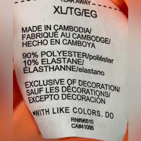 Under Armour Women’s Orange Tropic Knockout T-Back Tank Loose Fit XL    … - Picture 7 of 8